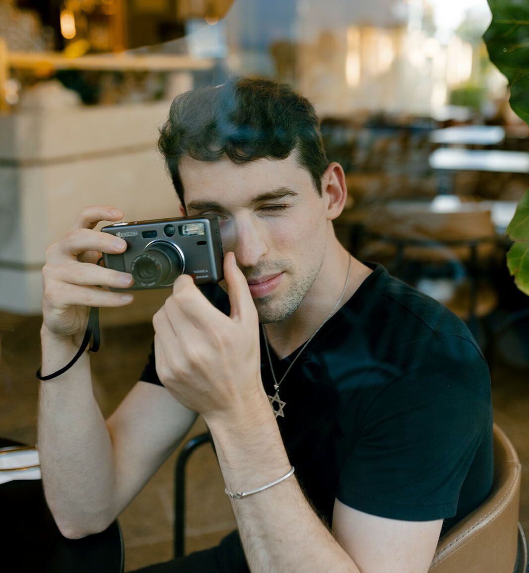 Zusha Goldin with his camera